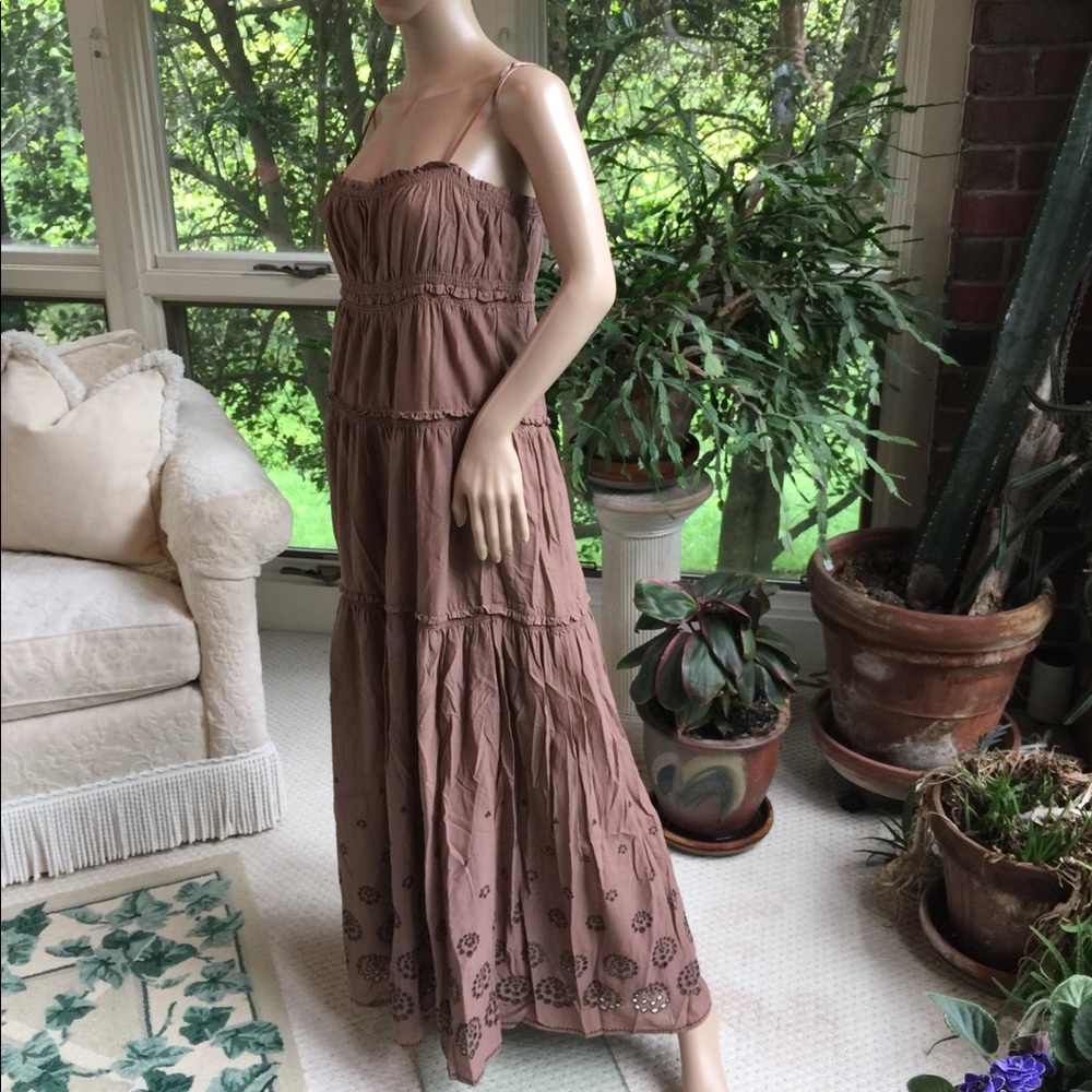 Juicy Couture eyelet maxi dress